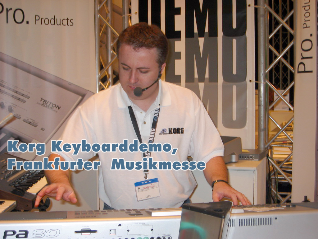 Frankfurter Musikmesse Keyboarddemo Korg